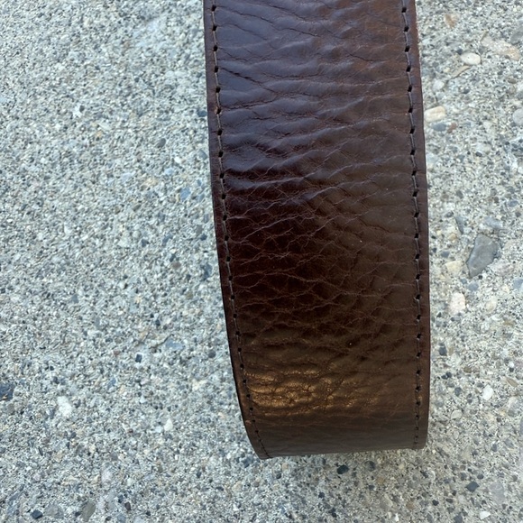 Leon size S made in Italy Lux snakeskin and leather Textured Women's Belt - Picture 12 of 15